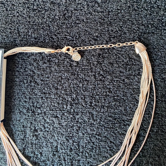 Dana Buchman Rose Colored Multi Strand Necklace - Picture 4 of 5